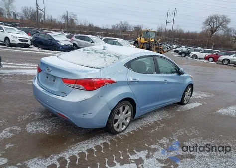 2012 Hyundai Elantra Limited (Ulsan Plant) из США, поврежденный, VIN KMHDH4AE6CU192982